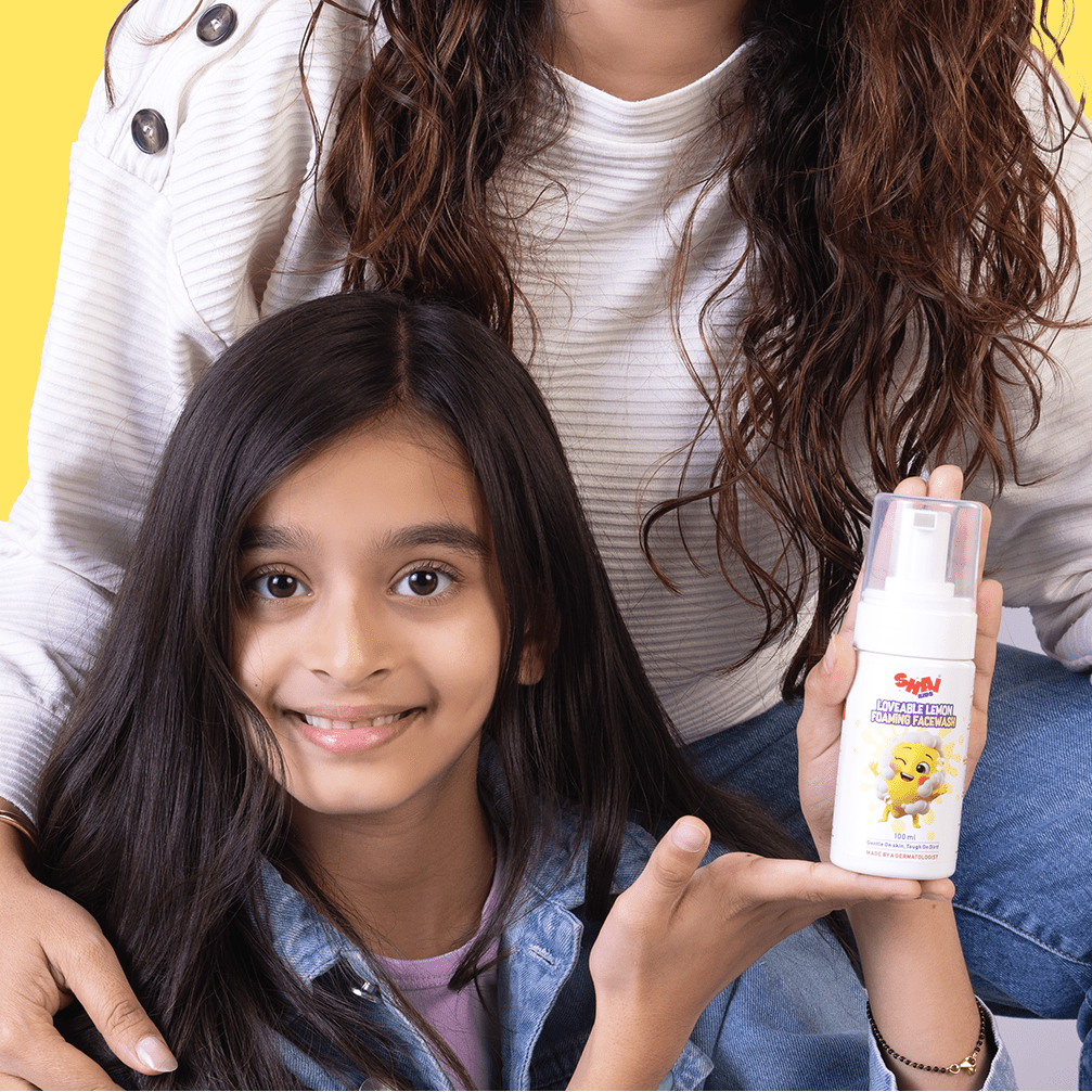 SHAI Kids Lemon Foaming Facewash – Mild & Gentle Kids Face Wash - Shai Kids